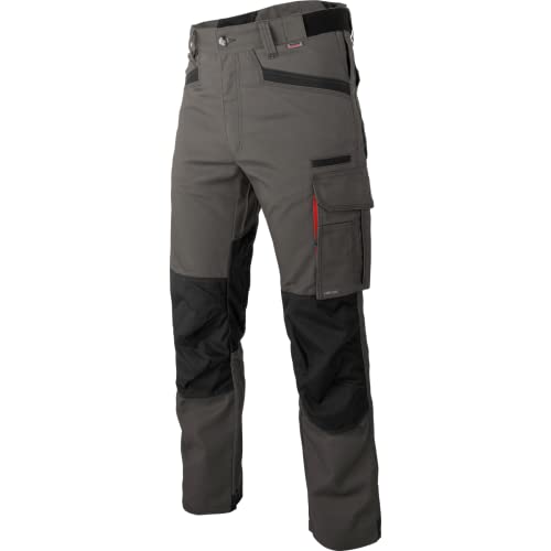 WÜRTH MODYF Bundhose Nature - professionelle Arbeitshose für Herren - Bundhose mit Knieschutztaschen - in der Größe 66 in Granitgrau von WÜRTH MODYF