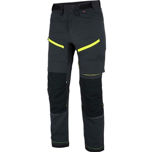 WÜRTH MODYF Bundhose Performance - professionelle Arbeitshose für Herren - Bundhose mit Reflektoren - in der Größe 60 Lang in Dunkelgrau von WÜRTH MODYF