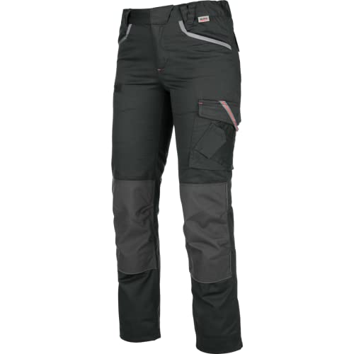 WÜRTH MODYF Bundhose Stretch X Damen - professionelle Arbeitshose für Damen - Bundhose mit Knieschutztaschen - in der Größe 44 in Grau von WÜRTH MODYF