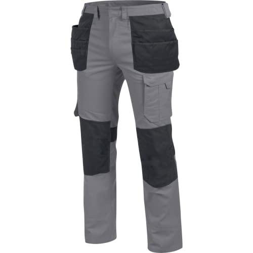 WÜRTH MODYF Bundhose mit Holstertasche Cetus - professionelle Arbeitshose für Herren - Bundhose mit Kunststoff Reißverschluss - in der Größe 54 in Grau Anthrazit von WÜRTH MODYF