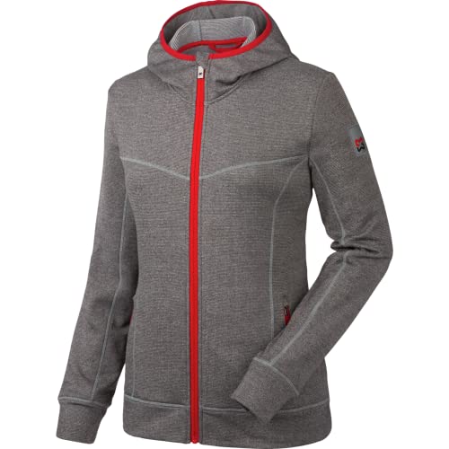 WÜRTH MODYF Fleecejacke Aquarius Damen – warmes Arbeitsfleece mit Kapuze – perfekt für Handwerk, Werkstatt, Arbeiten im Freien, grau, Größe XS von WÜRTH MODYF