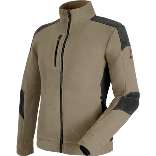 WÜRTH MODYF Fleecejacke Cetus – Atmungsaktives Arbeitsfleece – perfekt für Handwerk, Werkstatt, Arbeiten im Freien, beige, Größe 6XL von WÜRTH MODYF