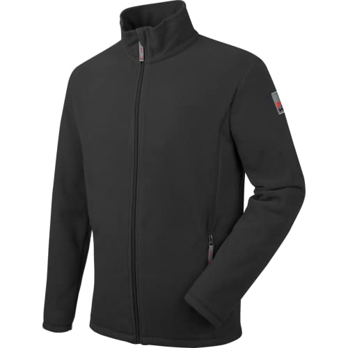 WÜRTH MODYF Fleecejacke Peter – Atmungsaktives Arbeitsfleece – perfekt für Handwerk, Werkstatt, Arbeiten im Freien, schwarz, Größe 3XL von WÜRTH MODYF