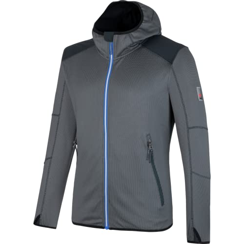 WÜRTH MODYF Fleecejacke Stretch Evolution für Männer in Blau Royal - leichte, robuste Jacke mit Anti-Pilling für Handwerk, Werkstatt, Arbeiten im Freien in der Größe XL von WÜRTH MODYF