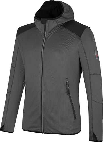 WÜRTH MODYF Fleecejacke Stretch Evolution für Männer in Schwarz - leichte, robuste Jacke mit Anti-Pilling für Handwerk, Werkstatt, Arbeiten im Freien in der Größe XL von WÜRTH MODYF