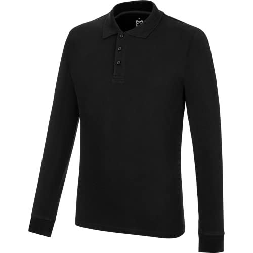 WÜRTH MODYF Langarm Poloshirt Job+ für Herren in Schwarz - Männer Longsleeve Polohemd für die Arbeit und Freizeit in der Größe M von WÜRTH MODYF