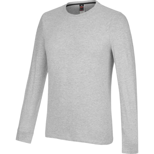 WÜRTH MODYF Langarm-Shirt Job+ aus Baumwolle für Herren in Grau - Rundhals Longsleeve für die Arbeit und Freizeit in der Größe S von WÜRTH MODYF