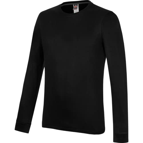 WÜRTH MODYF Langarm-Shirt Job+ aus Baumwolle für Herren in Schwarz - Rundhals Longsleeve für die Arbeit und Freizeit in der Größe L von WÜRTH MODYF