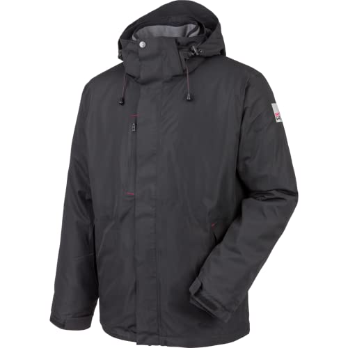 WÜRTH MODYF Winterjacke für Herren Parka 3-in-1 Tallinn in Schwarz - wasserdichter Parka für stürmisches Wetter - mit integrierter Fleecejacke - in der Größe S von WÜRTH MODYF