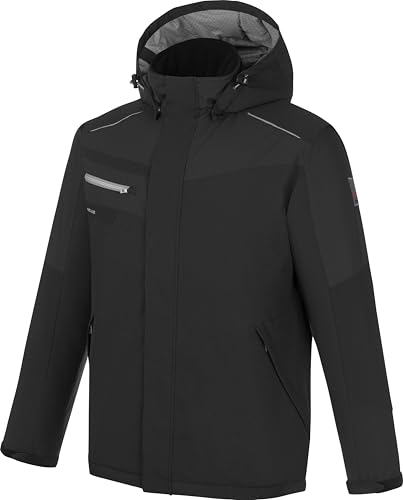 WÜRTH MODYF Parka Stretch Evolution – extra warme Herren Winterjacke für die kalten Tage in Schwarz - wasserabweisend und winddicht - in der Größe 4XL von WÜRTH MODYF