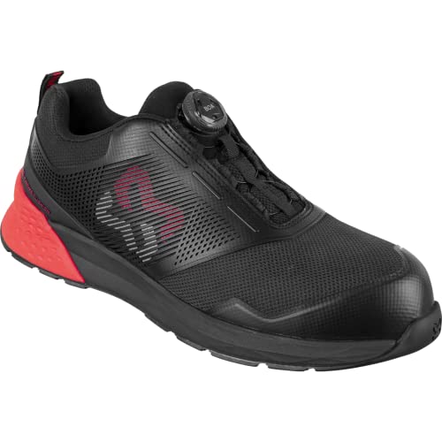 WÜRTH MODYF Sicherheitsschuhe S1P Daily Race Boa für Herren und Damen in Schwarz Rot - sportlicher und atmungsaktiver Arbeitsschuh in der Größe 40 von WÜRTH MODYF