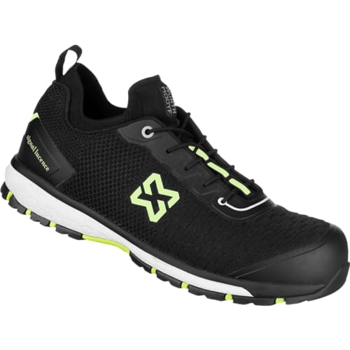 WÜRTH MODYF Sicherheitsschuhe S1P ESD Caracas Glow in Schwarz - Bequeme Arbeitsschuhe für Herren und Damen - metallfrei & antistatisch- in den Größen 36 von WÜRTH MODYF