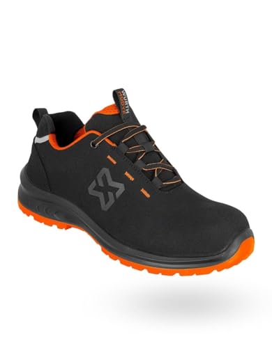 WÜRTH MODYF Sicherheitsschuhe S3 Cruise in schwarz orange - Arbeitsschuhe für Herren und Damen - metallfrei & wasserabweisend - in der Größe 38 von WÜRTH MODYF