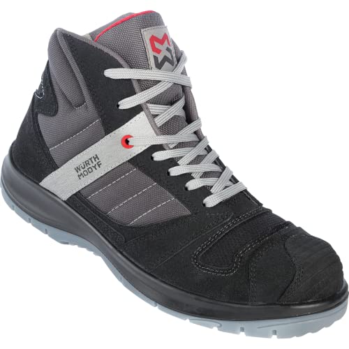 WÜRTH MODYF Sicherheitsstiefel S3 SRC Stretch X in schwarz - Arbeitsschuhe für Herren und Damen - metallfrei & wasserabweisend - in der Größe 42 von WÜRTH MODYF