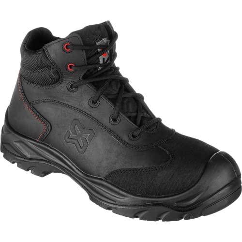 WÜRTH MODYF Sicherheitsstiefel S3 Taurus in schwarz - Arbeitsschuhe für Herren und Damen - mit Metallelementen & wasserabweisend - in der Größe 47 von WÜRTH MODYF