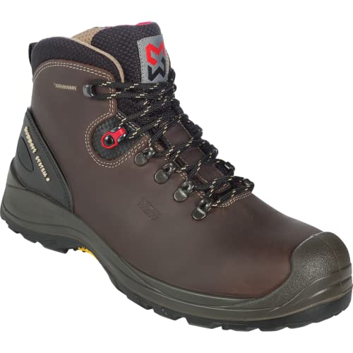 WÜRTH MODYF Sicherheitsstiefel S3 Vibram in braun - Arbeitsschuhe für Herren und Damen - mit Metallelementen & wasserabweisend - in der Größe 39 von WÜRTH MODYF