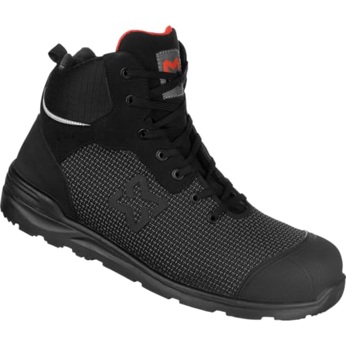 WÜRTH MODYF Sicherheitsstiefel S3L Cetus EVO in schwarz - bequeme Arbeitsschuhe für Herren und Damen - metallfrei & wasserabweisend - in der Größe 46 von WÜRTH MODYF