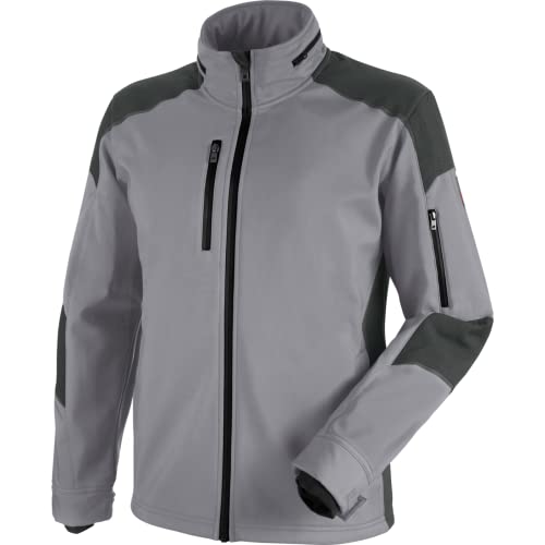 WÜRTH MODYF Softshelljacke Cetus – langlebige & hochwertige Arbeitsjacke für HANDWERKER in der Größe 4XL – winddicht, atmungsaktiv & wasserabweisend – in Grau Anthrazit von WÜRTH MODYF