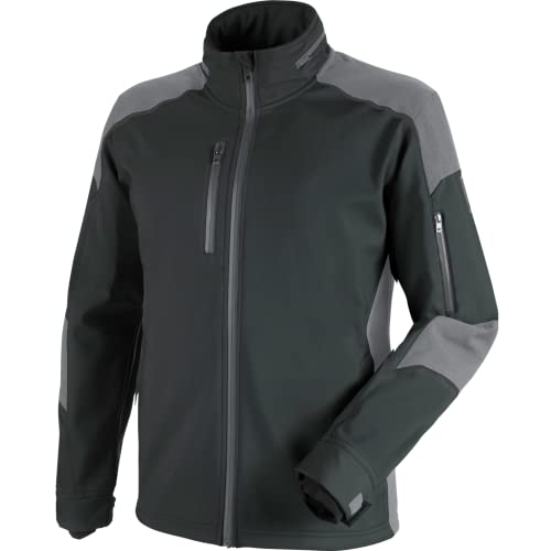 WÜRTH MODYF Softshelljacke Cetus – langlebige & hochwertige Arbeitsjacke für HANDWERKER in der Größe XXL – winddicht, atmungsaktiv & wasserabweisend – in Anthrazit Grau von WÜRTH MODYF
