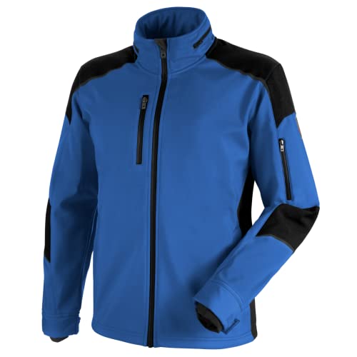 WÜRTH MODYF Softshelljacke Cetus – langlebige & hochwertige Arbeitsjacke für HANDWERKER in der Größe XXL – winddicht, atmungsaktiv & wasserabweisend – in Royalblau Schwarz von WÜRTH MODYF
