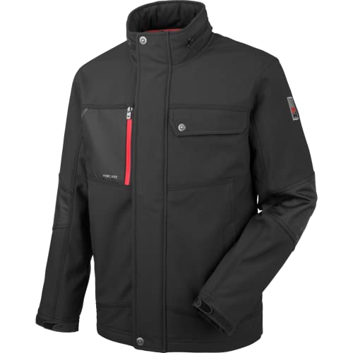 WÜRTH MODYF Softshelljacke Nature – hochwertige Arbeitsjacke aus hochfunktionellem Gewebe in M - wasserabweisend (8.000 mm WS) - in Teerschwarz von WÜRTH MODYF