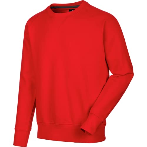 WÜRTH MODYF Sweatshirt Job+ für Herren & Damen in Rot - moderner Arbeitspullover, perfekt für Handwerk, Werkstatt, Arbeiten im Freien - in den Größen 5XL von WÜRTH MODYF