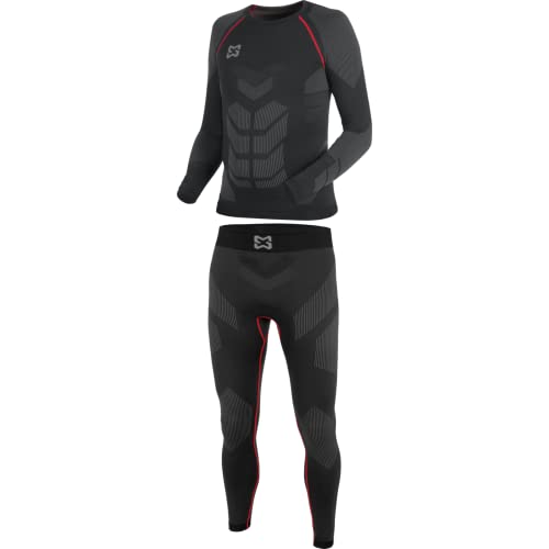 WÜRTH MODYF Thermo Unterwäsche Set Basic schwarz rot - Größe XXL von WÜRTH MODYF
