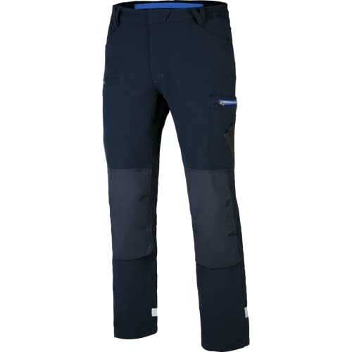WÜRTH MODYF Winter Bundhose Stretch Evolution - professionelle Arbeitshose für Herren in Blau Royal - Bundhose mit Knieschutztaschen - in der Größe 48 von WÜRTH MODYF