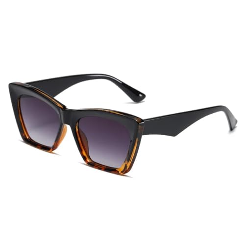 WUFANGBU Sonnenbrille Herren Mode Damen Sonnenbrille Schwarzleopardgrau von WUFANGBU