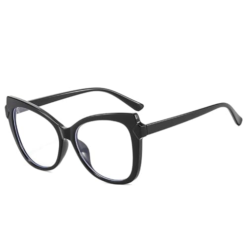 WUFANGBU Sonnenbrille Herren Mode Frauen Doppel Farbe Gläser Rahmen Retro Frühling Scharnier Klar Anti-Blau Licht Brillen Männer Rahmen Schwarz von WUFANGBU