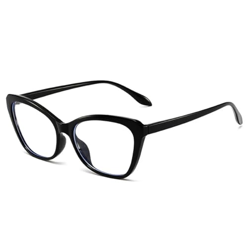 WUFANGBU Sonnenbrille Herren Mode Klar Anti-Blaulicht Frauen Brillengestell Retro Federscharnier Herrengestell Schwarz von WUFANGBU