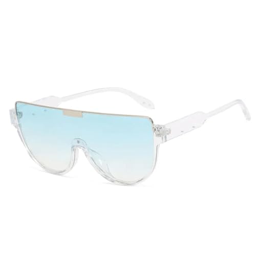 WUFANGBU Sonnenbrille Herren Sonnenbrille Mit Großem Rahmen Vintage-Sonnenbrille Mit Verlaufsglas Für Damen Modische Outdoor-Brillen C4 von WUFANGBU