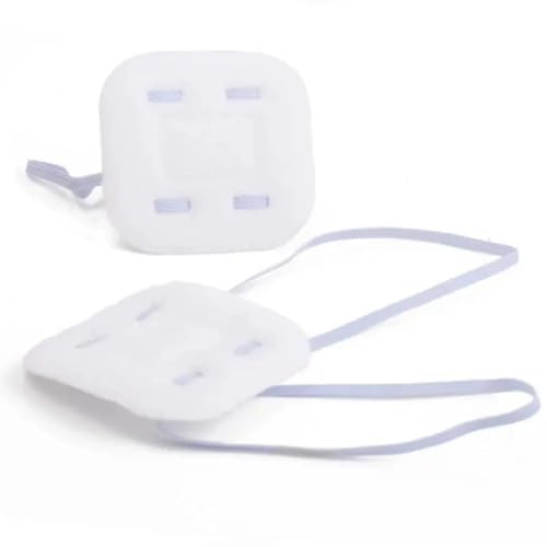 2er-Pack bequeme weiße Augenmasken zur Erholung nach einer Amblyopie-Operation, japanische Cosplay-Augenmasken und können auch als Halloween-Kostümzubehör verwendet werden von WUFKOP