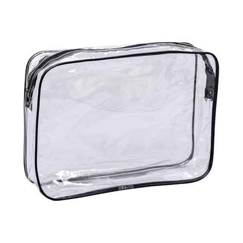 4er-Pack transparente Kosmetiktaschen, transparente wasserdichte Reise-Kulturbeutel aus PVC, Kosmetiktaschen, Reisezubehör, geeignet für Zuhause, Männer und Frauen 4er-Pack transparente Kosmetiktaschen, transparente wasserdichte Reise-Kulturbeutel aus PVC, Kosmetiktaschen, Reisezubehör, geeignet für Zuhause, Männer und Frauen von WUFKOP