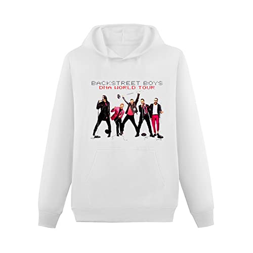 Backstreet Boys Hoodie White Mens Printed Pullover Sweatshirt M von WUGUI