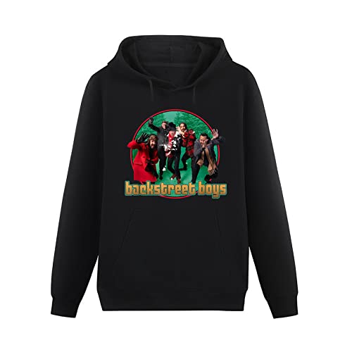 WUGUI Backstreet Boys Snowball Fight Mens Black Hoodie Printed Pullover Sweatshirt XL von WUGUI