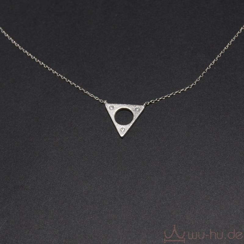 925 Silver Chain Triangle in Box von WUHUUUUU