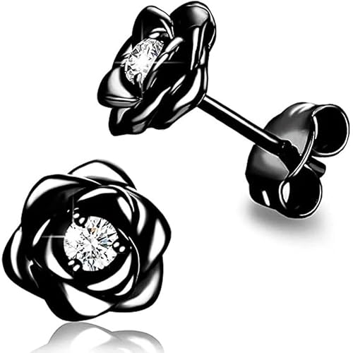 Ewigkeitsblumen-Ohrstecker mit romantischen Rosenohren, Accessoires für Damen, für den täglichen Gebrauch, elegante Ohrringe, klassischer Schmuck, Einheitsgröße Ewigkeitsblumen-Ohrstecker mit romantischen Rosenohren, Accessoires für Damen, für den täglichen Gebrauch, elegante Ohrringe, klassischer Schmuck, Einheitsgröße von WUJIHE
