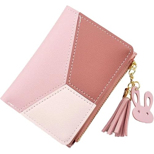 Neue Damen Geldbörse PU Leder Damen Geldbörse aus Leder Frauen Geldbörsen Kartenhalter Faltbare Tragbare Lady Münzgeldbörsen, rose, Einheitsgröße Neue Damen Geldbörse PU Leder Damen Geldbörse aus Leder Frauen Geldbörsen Kartenhalter Faltbare Tragbare Lady Münzgeldbörsen, rose, Einheitsgröße von WUJIHE