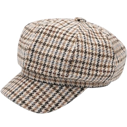 WULIQIUQIU Französische Baskenmütze für Damen, Winter, Newsboy Cap Frühling Outdoor Sonnenhut, B-beige, Einheitsgröße WULIQIUQIU Französische Baskenmütze für Damen, Winter, Newsboy Cap Frühling Outdoor Sonnenhut, B-beige, Einheitsgröße von WULIQIUQIU