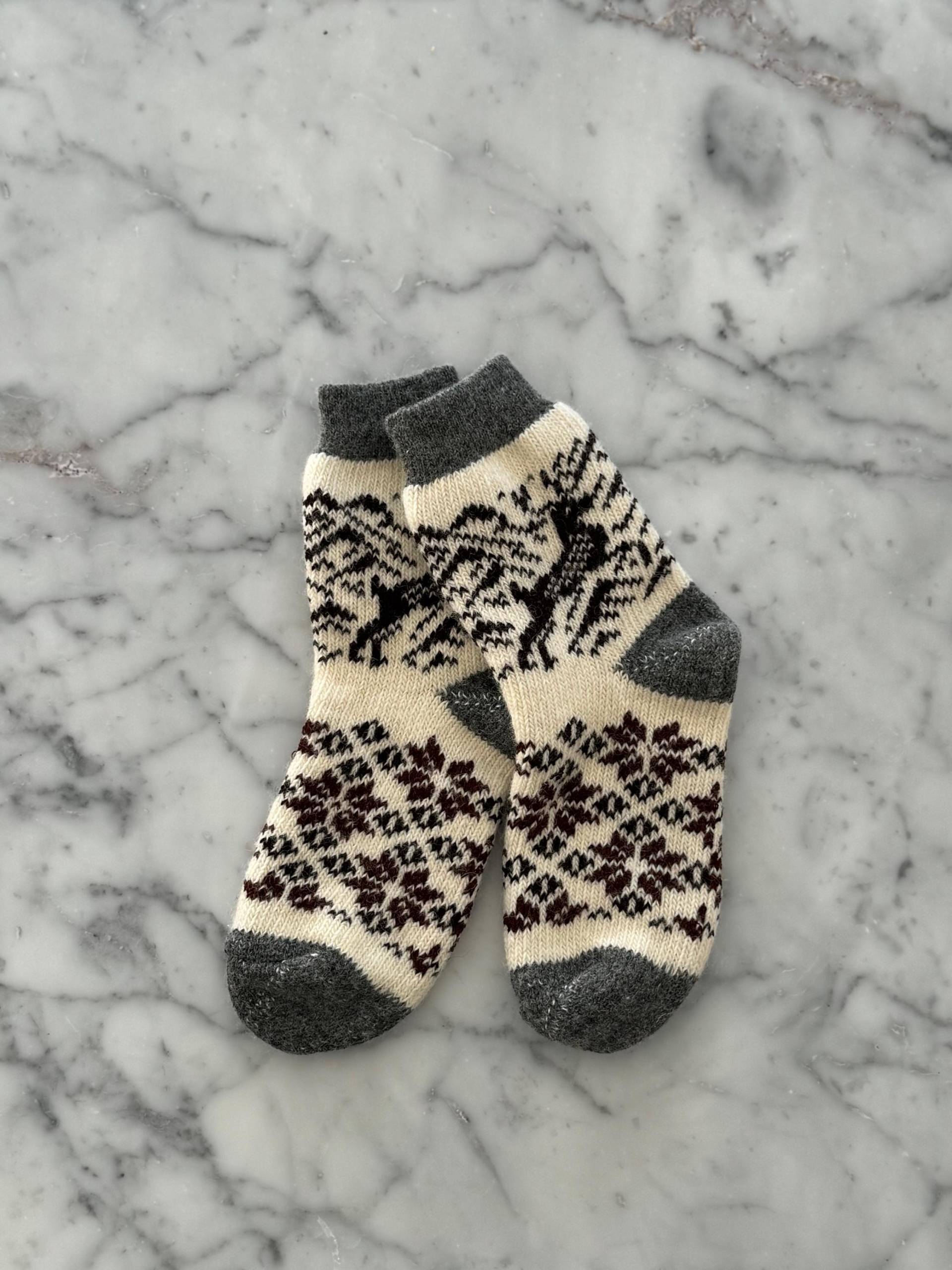 Gemütliche Socken Aus 100% Wolle | Warme Winter Gestrickt Gemütliche Socken Aus 100% Wolle | Warme Winter Gestrickt von WULISTUDIOS