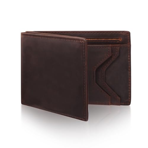 WULOUJIE Ultradünne, faltbare Ledergeldbörse für Herren, schmaler Brief, Kreditkarte, minimalistische Geldbörse für Herren, Dunkelbraun, Einfachheit WULOUJIE Ultradünne, faltbare Ledergeldbörse für Herren, schmaler Brief, Kreditkarte, minimalistische Geldbörse für Herren, Dunkelbraun, Einfachheit von WULOUJIE