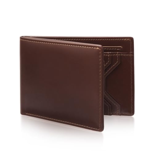 WULOUJIE Ultradünne, faltbare Ledergeldbörse für Herren, schmaler Brief, Kreditkarte, minimalistische Geldbörse für Herren, Kaffee, Einfachheit WULOUJIE Ultradünne, faltbare Ledergeldbörse für Herren, schmaler Brief, Kreditkarte, minimalistische Geldbörse für Herren, Kaffee, Einfachheit von WULOUJIE