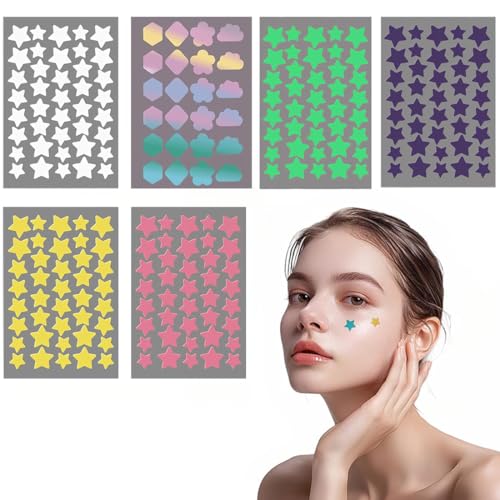 WUMZIRA Pimple Patch Hydrokolloid Pickel Patch Sterne Pimple Patches pimple patches star Acne Patch Pickel Pflaster Unsichtbarer Und Wasserdicht Absorptions Anti Pickel Patches von WUMZIRA