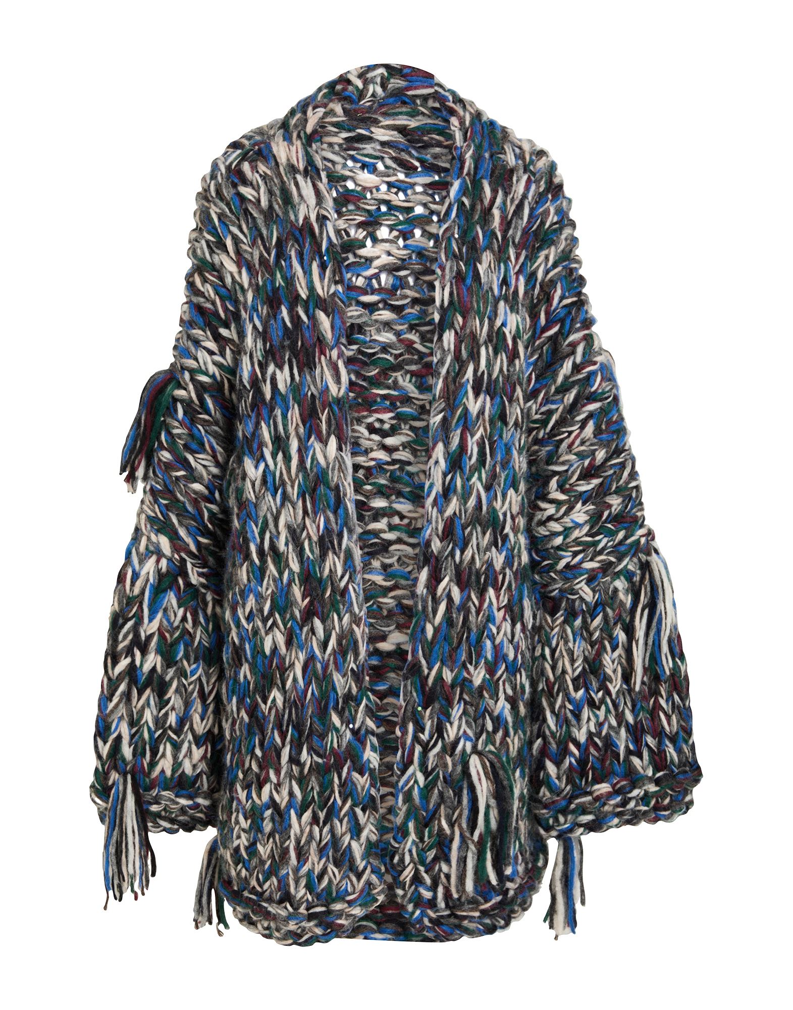 WUNDERCAMERA WARDROBE Strickjacke Damen Grau von WUNDERCAMERA WARDROBE