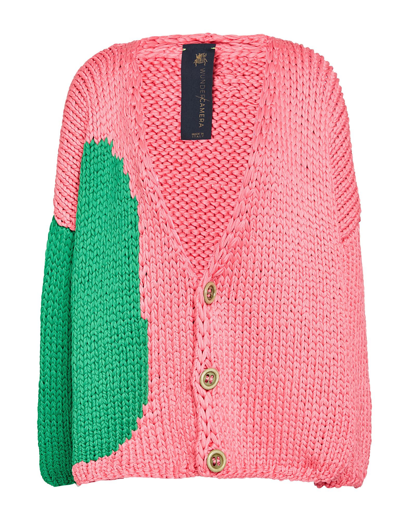 WUNDERCAMERA WARDROBE Strickjacke Damen Rosa von WUNDERCAMERA WARDROBE