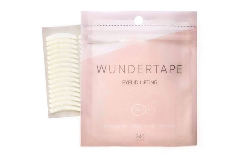 WUNDERTAPE Augenlid-Tape Wundertape Schlupflider Stripes für Augenlid-Lifting ohne OP (Packung, 480-St) unsichtbar, Schlupflid Tape, Schlupflider Stripes unsichtbar von WUNDERTAPE