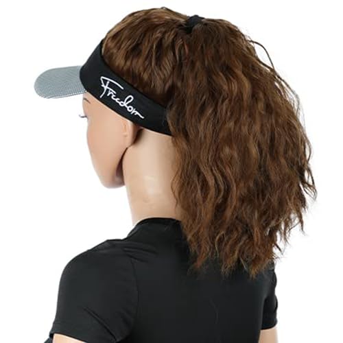 WUODHTW Frauen Baseball Hut Perücke Kurzes Lockiges Haar Wolle Lockiges Haar Perücke Pferdeschwanz wellige Perücke WUODHTW Frauen Baseball Hut Perücke Kurzes Lockiges Haar Wolle Lockiges Haar Perücke Pferdeschwanz wellige Perücke von WUODHTW