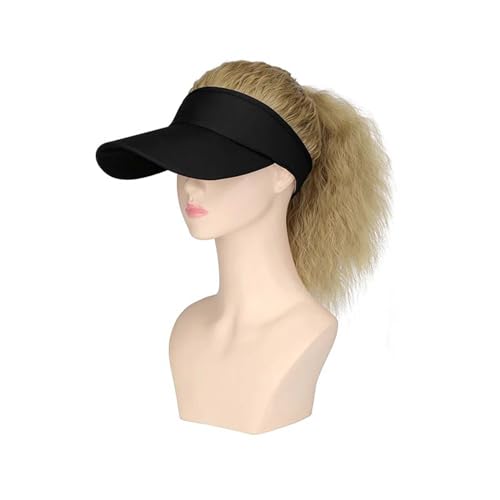 WUODHTW Frauen Baseball Hut Perücke Lockige synthetische Perücke Pferdeschwanz Hut Perücke mit Haar Sonnenhut Damenperücke WUODHTW Frauen Baseball Hut Perücke Lockige synthetische Perücke Pferdeschwanz Hut Perücke mit Haar Sonnenhut Damenperücke von WUODHTW
