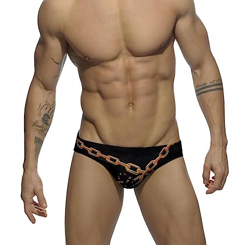 WUOJI Herren Schwimmhose Wassersport Badehose Männer Schwimmen Slip Surfshorts Badeanzug Trunk Badeshorts Badehosen,X-Large von WUOJI